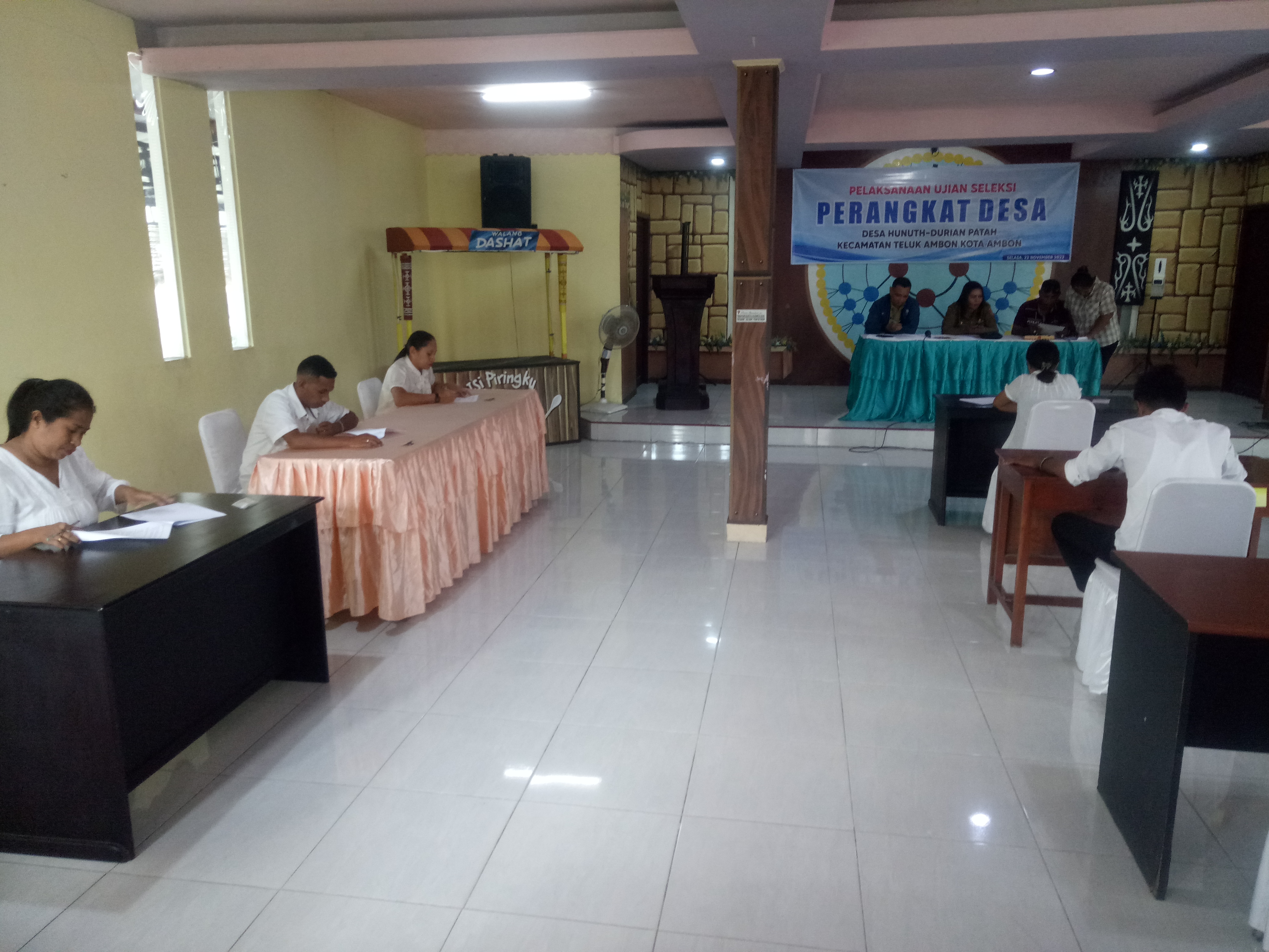 9 Peserta, Siap Rebut Jabatan Kepala Seksi Kesejahteraan Desa Hunuth